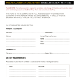 Army Parental Consent Form Fill Out And Sign Printable PDF Template