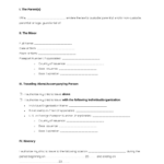 Consent For International Travel With One Legal Guardian Template