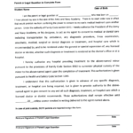 Consent To Medical Treatment Of A Cadet Printable Pdf Download