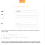 Dermaplane Consent Form Template Go Paperless With IPEGS