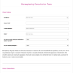 Dermaplaning Consultation Form Online Form Templates PDFs