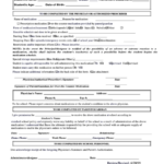 Fillable Permission Form For Prescribed Or Over The Counter Medication