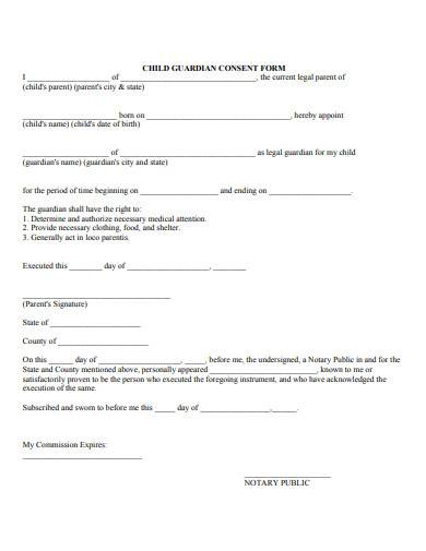 FREE 10 Blood Donor Parent Guardian Consent Form Samples Templates 