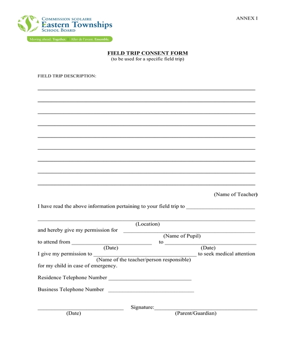 FREE 13 Field Trip Consent Forms In PDF MS Word