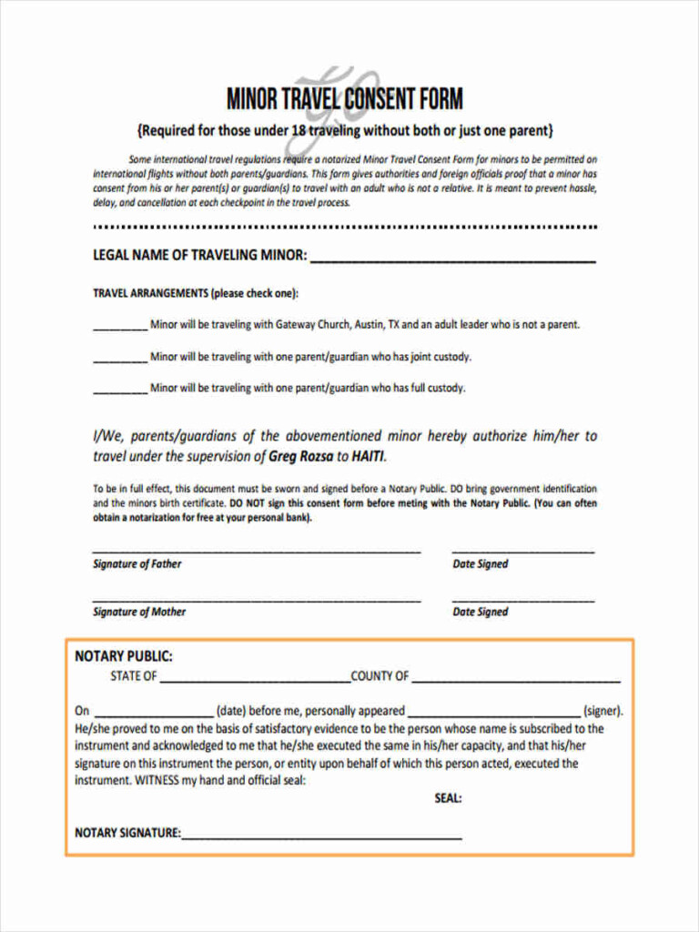 FREE 34 Consent Form Formats In PDF MS Word Excel