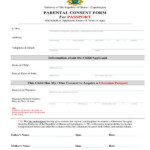 FREE 4 Passport Consent Forms In PDF