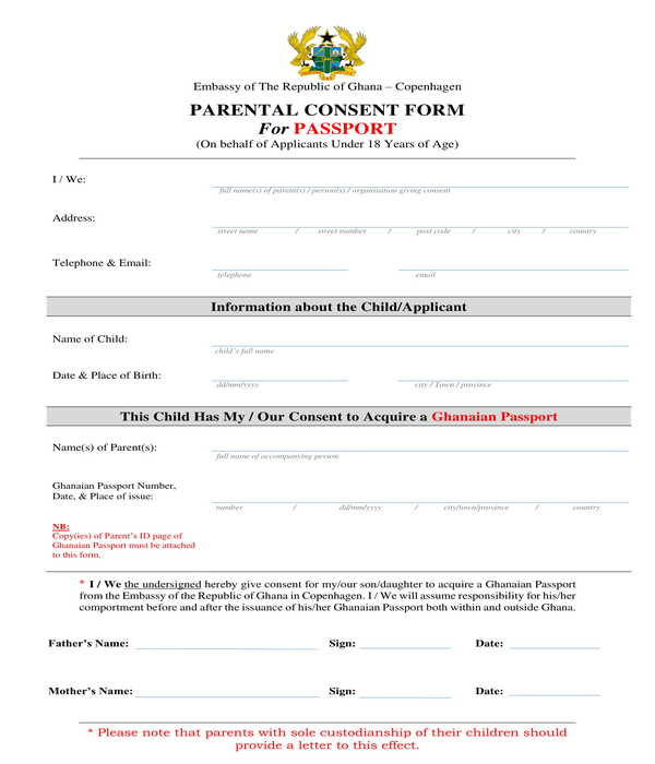 child-passport-application-parental-consent-form-2023-printable