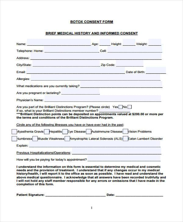 FREE 40 Sample Consent Forms In PDF