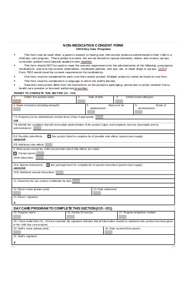 FREE 52 Consent Forms In PDF MS Word Excel