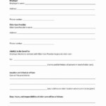 Free Caregiver Contract Template Beautiful Free Printable Pdf Form