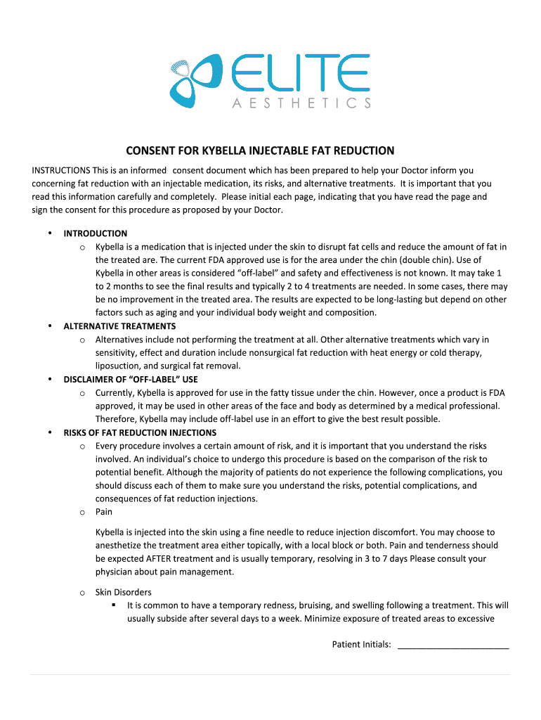 Kybella Consent Form Fill Out And Sign Printable PDF Template SignNow