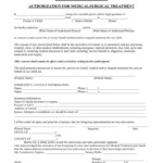 Medical Consent Form Template Templates Free Printable