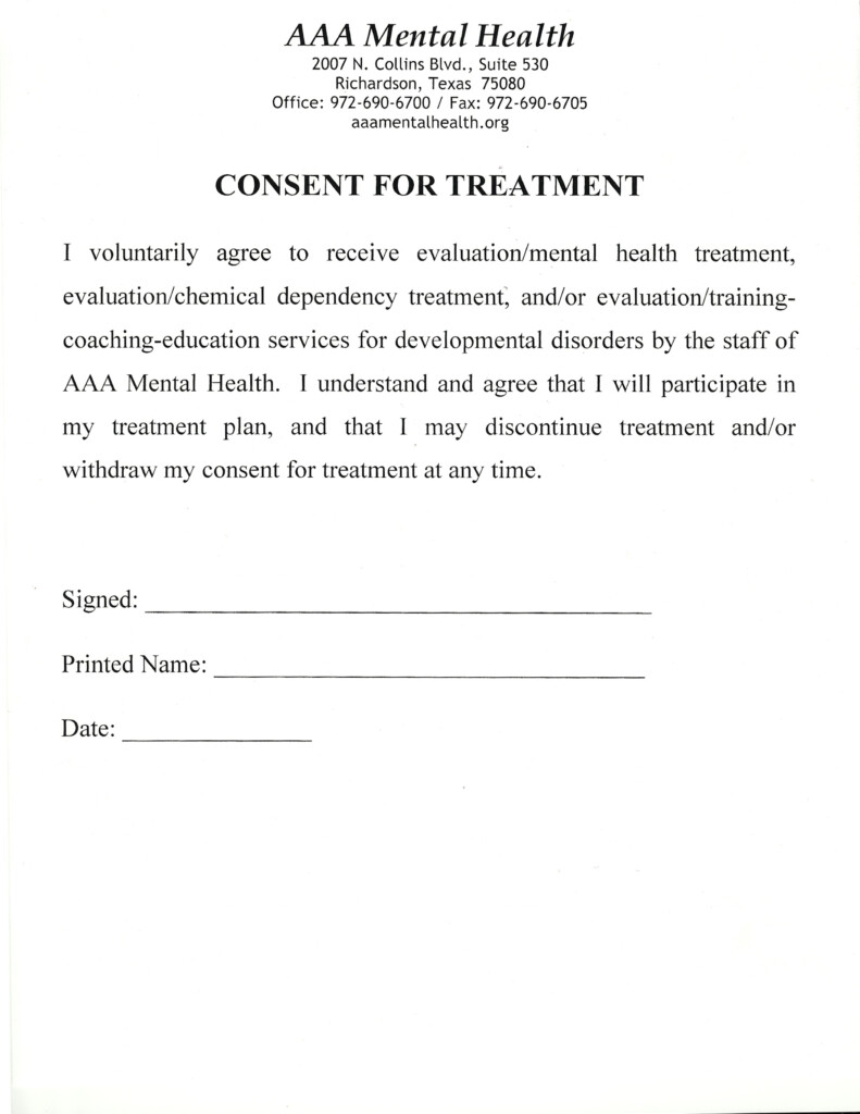 Medical Consent Letter Template Samples Letter Template Collection