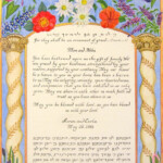 Parent Gift Custom Ketubah