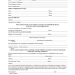 Parent Permission For Girl Scout Activity Form Printable Pdf Download