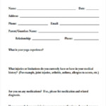 Physical Fitness New Physical Fitness Waiver Form