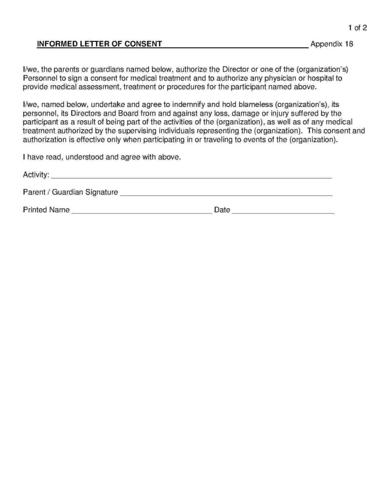 Pin On Child Travel Consent Form Templateshunter