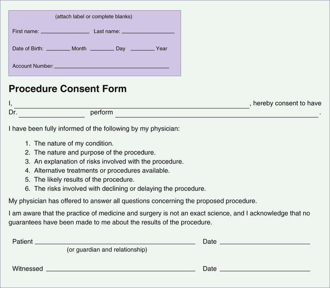 Procedure Consent Form Unique Minor Fice Surgery Consent Forms 