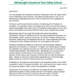 Test Valley School Letters Home