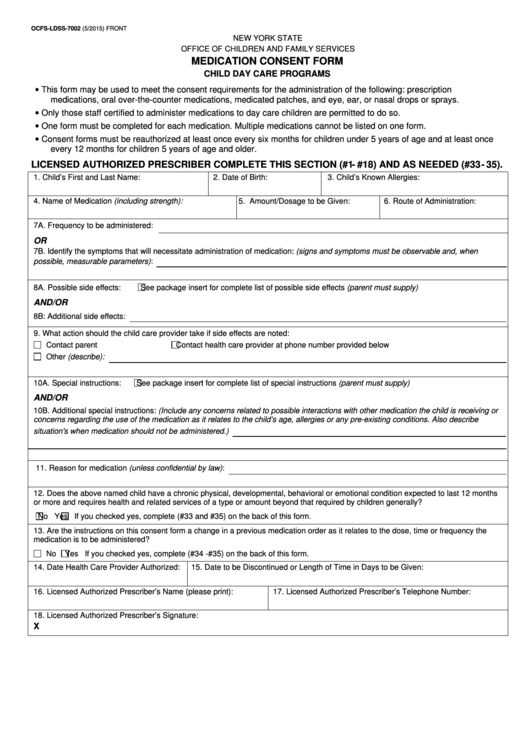 Top 16 Ocfs Forms And Templates Free To Download In PDF Format