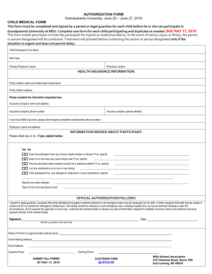 11 Printable Medical Consent Forms Pdf Free To Edit Download Print