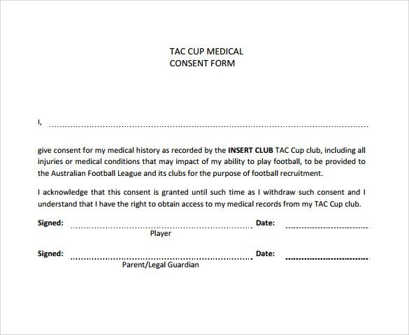 14 Medical Consent Form Templates Free Samples Examples Format 
