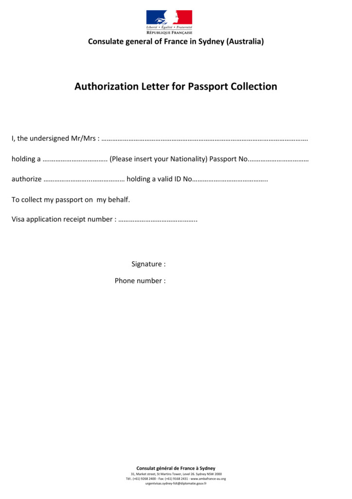 9 Authorization Letter To Claim Examples Examples