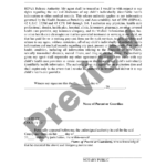 Authorization To School For Emergency Medical Treatment For Minor