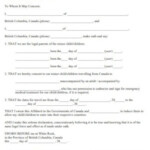 Child Travel Consent Form Into Canada Tourismstyle co