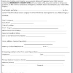 Child Travel Consent Form Template Canada Form Resume Examples