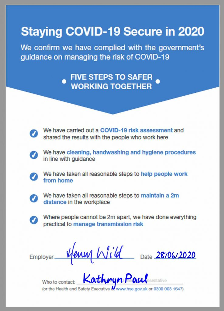 Covid 19 Coronavirus Latest Skelwith Fold Caravan Park