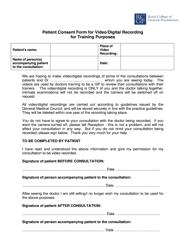 Electronic Consent Form Fill Out And Sign Printable PDF Template 