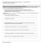 Fillable Form Dss 1812 General Authorization For Treatment And