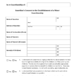 Form PMG70G Download Fillable PDF Or Fill Online Guardian s Consent To