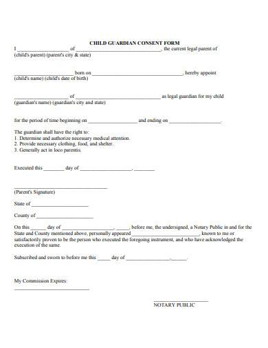 FREE 10 Blood Donor Parent Guardian Consent Form Samples Templates