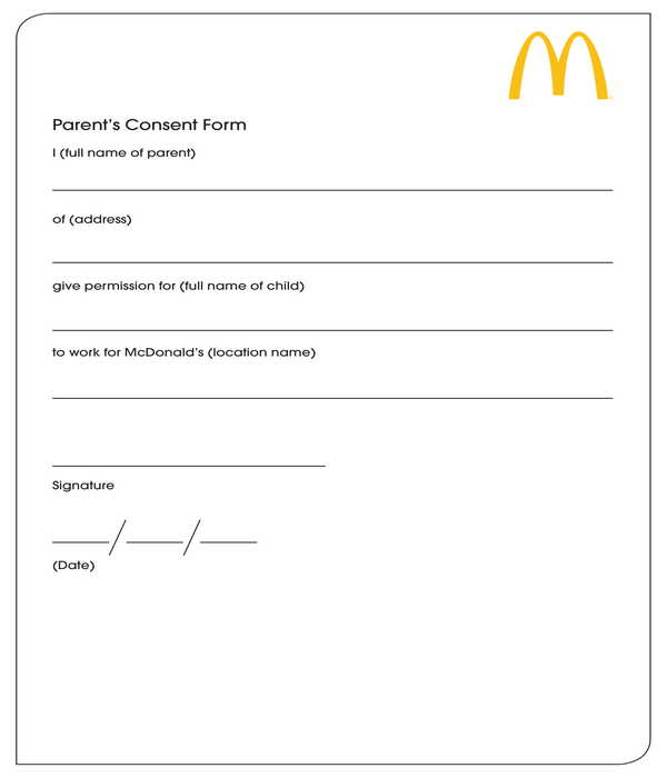 FREE 15 Parental Consent Forms In PDF MS Word