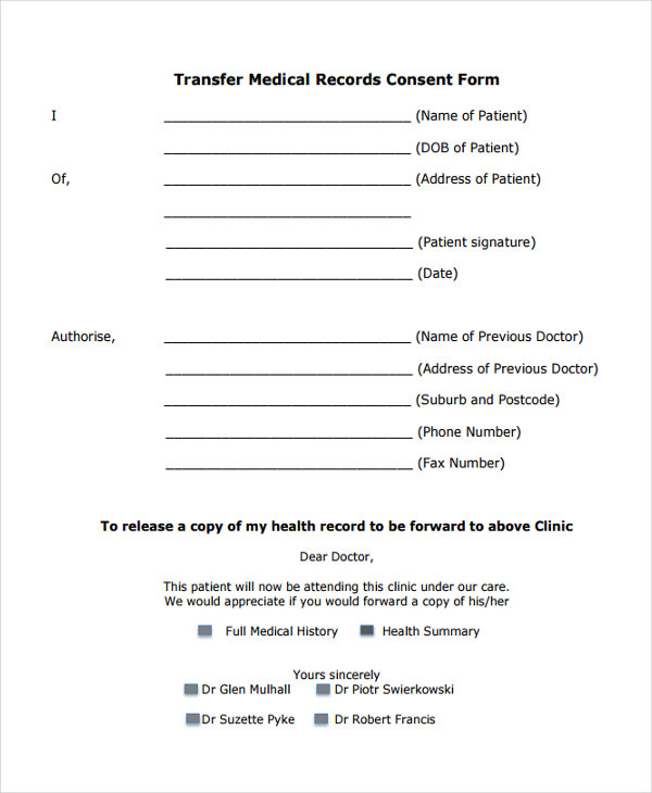 FREE 22 Medical Consent Forms In PDF Ms Word