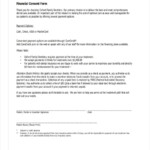 FREE 6 Financial Consent Form Samples In MS Word PDF