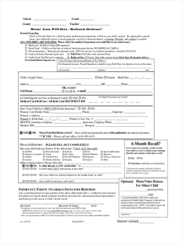 FREE 6 Financial Consent Forms In MS Word PDF