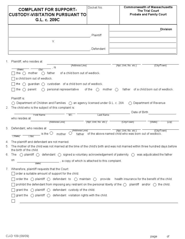 Free Child Custody Forms Pdf Template Form Download Pertaining To Child 