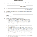 Free North Dakota Minor Child Power Of Attorney Form PDF