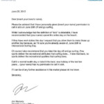 Letter Of Permission To Travel Free Printable Documents Letter To