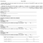 Massachusetts First Aid And Emergency Medical Care Consent Form