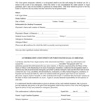 Medical Consent Form 02 Consent Forms Medical Template Printable