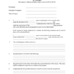 Medical Research Consent Form