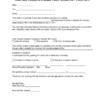Notice And Consent To Evaluate Under Section 504 Form 504 C Printable