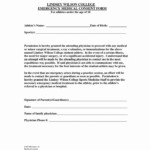 Parental Consent Form For Work Luxury Generic Medical Consent Form For