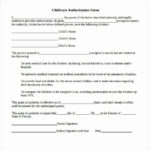 30 Medical Consent Form For Caregiver In 2020 Letter Format Sample