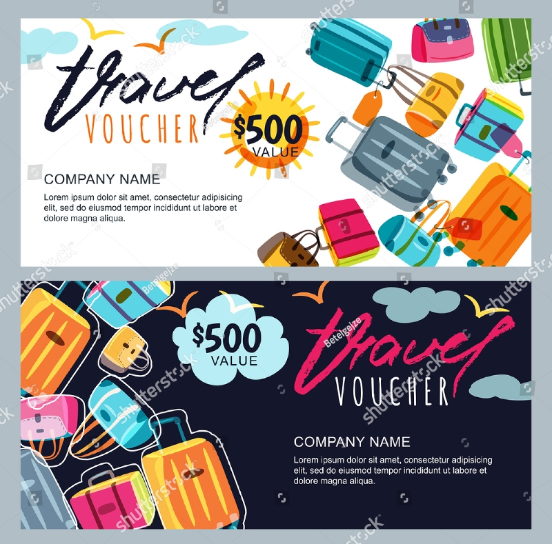 33 Travel Voucher Examples PSD AI Word Examples
