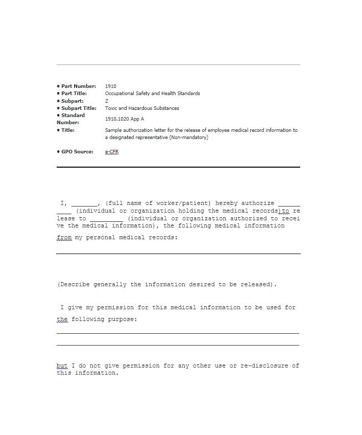 9 Medical Authorization Letter Examples PDF Examples